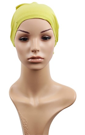 Penye Eşarp Bonesi 251-33 Sarı