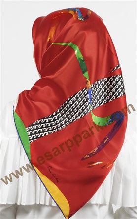 6152230-321 PİERRE CARDİN İPEK KIRMIZI