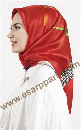 6152230-321 PİERRE CARDİN İPEK KIRMIZI