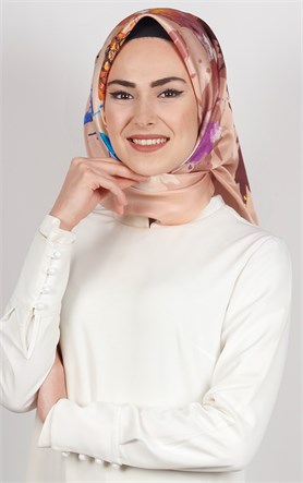 Piramit Tafta Dijital Eşarp 1921-8