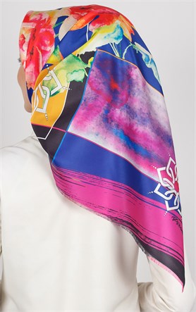 Piramit Tafta Dijital Eşarp 1920-9