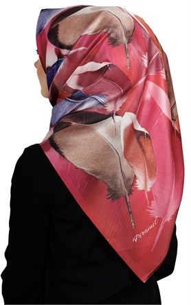 Piramit Tafta Dijital Eşarp 1911-8