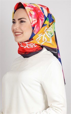 Piramit Tafta Dijital Eşarp 1920-9