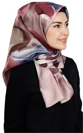 Piramit Tafta Dijital Eşarp 1911-5