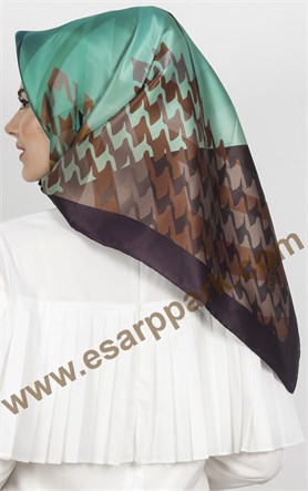 6435-12 ARMİNE İPEK EŞARP 2015 YAZ