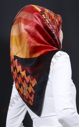 6435-13 ARMİNE İPEK EŞARP 2015 YAZ