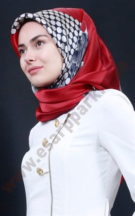 6437-12 ARMİNE İPEK EŞARP 2015 YAZ