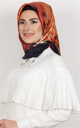 6445-24 ARMİNE İPEK EŞARP 2015 YAZ