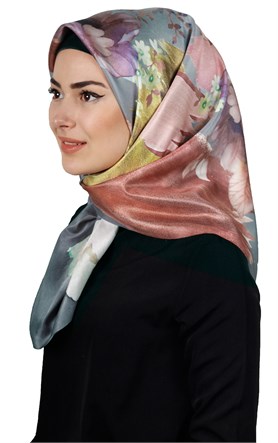 Piramit Tafta Dijital Eşarp 1912-6