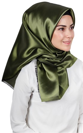 Delux Tafta Eşarp 1000-15 Yeşil