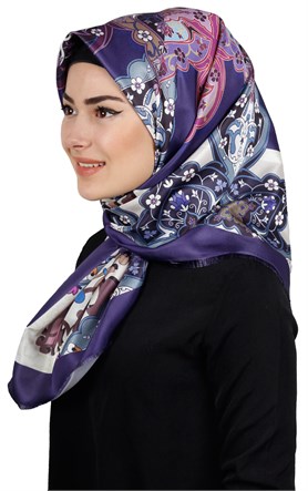 Piramit Tafta Dijital Eşarp 1910-5