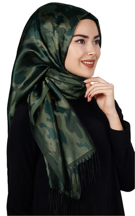 Kamuflaj İpeksi Şal 5550-31