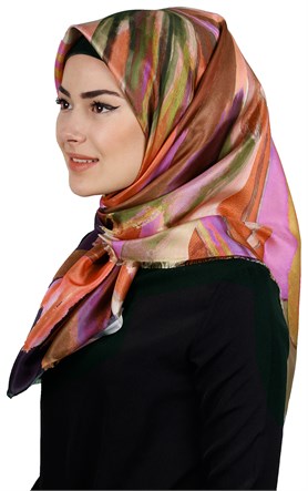 Piramit Tafta Dijital Eşarp 1913-1