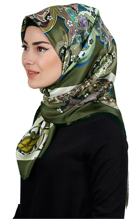 Piramit Tafta Dijital Eşarp 1910-3