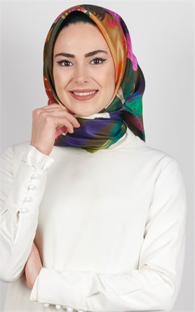 Piramit Tafta Dijital Eşarp 1924-6