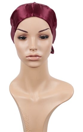 Saten Eşarp Bonesi 2508-9