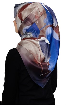 Piramit Tafta Dijital Eşarp 1911-2