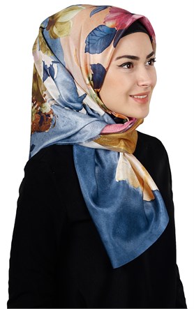 Piramit Tafta Dijital Eşarp 1912-3