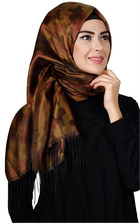 Kamuflaj İpeksi Şal 5550-15