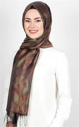 Kamuflaj İpeksi Şal 5550-40