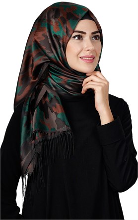 Kamuflaj İpeksi Şal 5550-17
