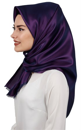Delux Tafta Eşarp 1000-18 Mor