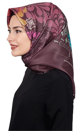 Piramit Tafta Dijital Eşarp 1915-4