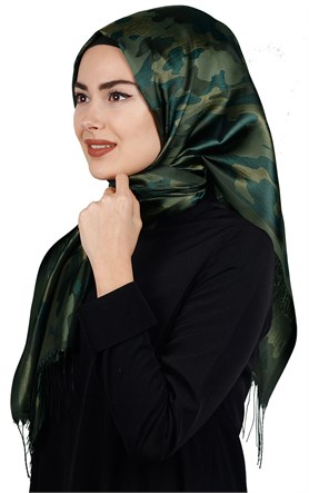 Kamuflaj İpeksi Şal 5550-31