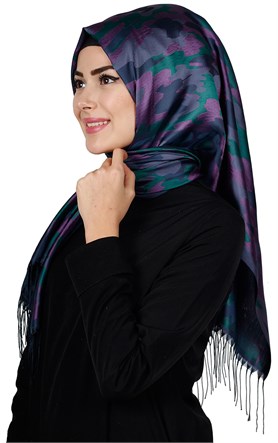 Kamuflaj İpeksi Şal 5550-6
