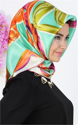 6091230-391 PİERRE CARDİN İPEK MİNT KREM