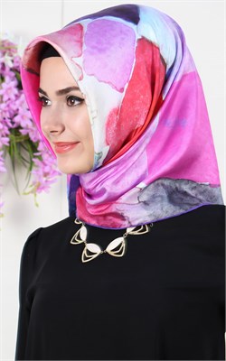 İthal İpek Eşarp 1527-3
