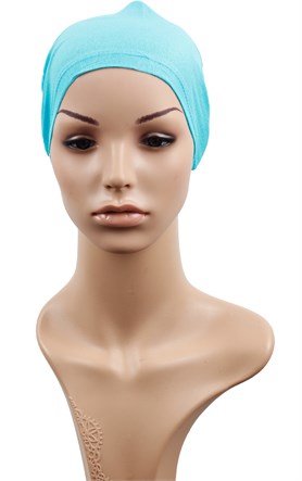 Penye Eşarp Bonesi 251-13 Su Mavisi