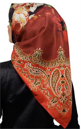 İndirimli İthal İpek Eşarp 13020-25