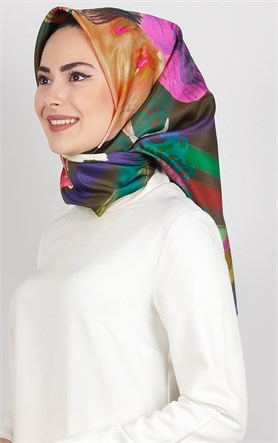 Piramit Tafta Dijital Eşarp 1924-6