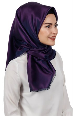 Delux Tafta Eşarp 1000-18 Mor