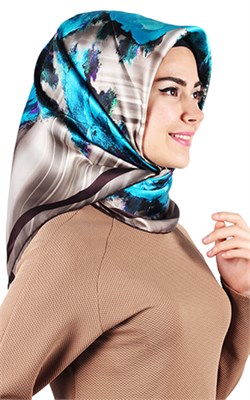 6445-13 ARMİNE İPEK EŞARP 2015 YAZ