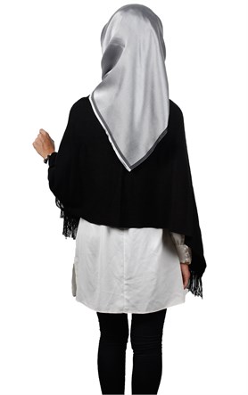 Kürklü Triko Omuz Şalı 2020-4