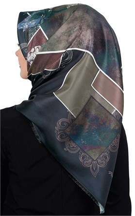 Piramit Tafta Dijital Eşarp 1918-2