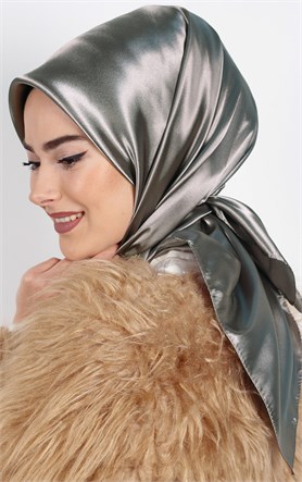 Düz Renk Saten Eşarp 1041-28