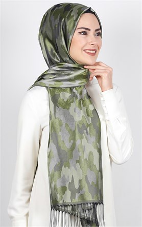 Kamuflaj İpeksi Şal 5550-49