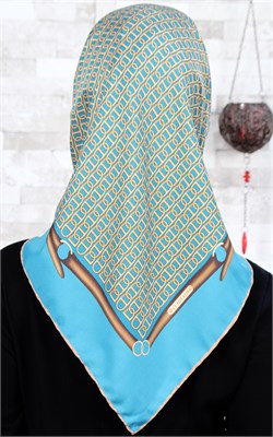 102-0019-08 U.S POLO ASSN EŞARP TURKUAZ