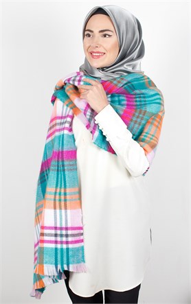 Yün Omuz Şalı 9001-43