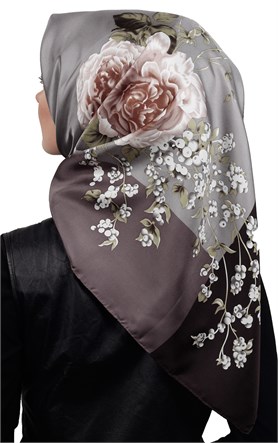 İndirimli İthal İpek Eşarp 13020-24