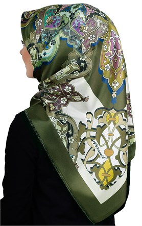 Piramit Tafta Dijital Eşarp 1910-3