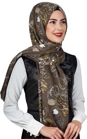 Kışlık Yünlü Şal 5381-10