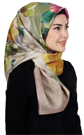 Piramit Tafta Dijital Eşarp 1912-8