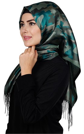 Kamuflaj İpeksi Şal 5550-19