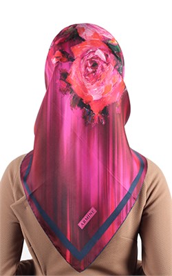 6445-22 ARMİNE İPEK EŞARP 2015 YAZ