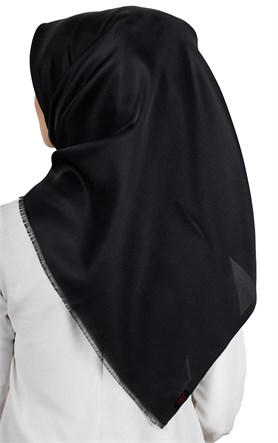 Delux Tafta Eşarp 1000-11 Siyah