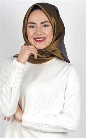 Delux Tafta Eşarp 1000-22 Bal Köpüğü